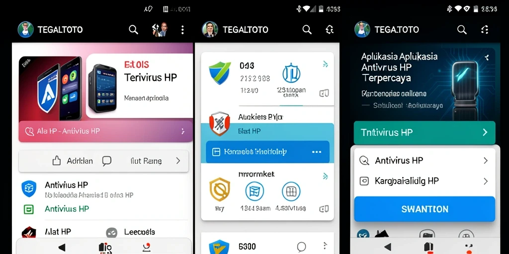 Tampilan antarmuka TEGALTOTO yang intuitif dan mudah digunakan.