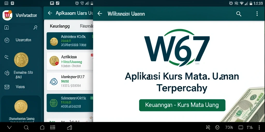 Tampilan antarmuka W67 yang informatif dan mudah digunakan.